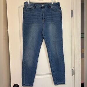 Womens Curve Appeal High-rise Skinny Jeans | size 14